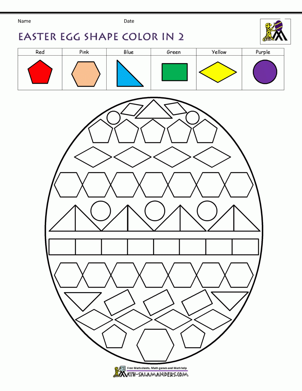 Easter Worksheets Printable Free