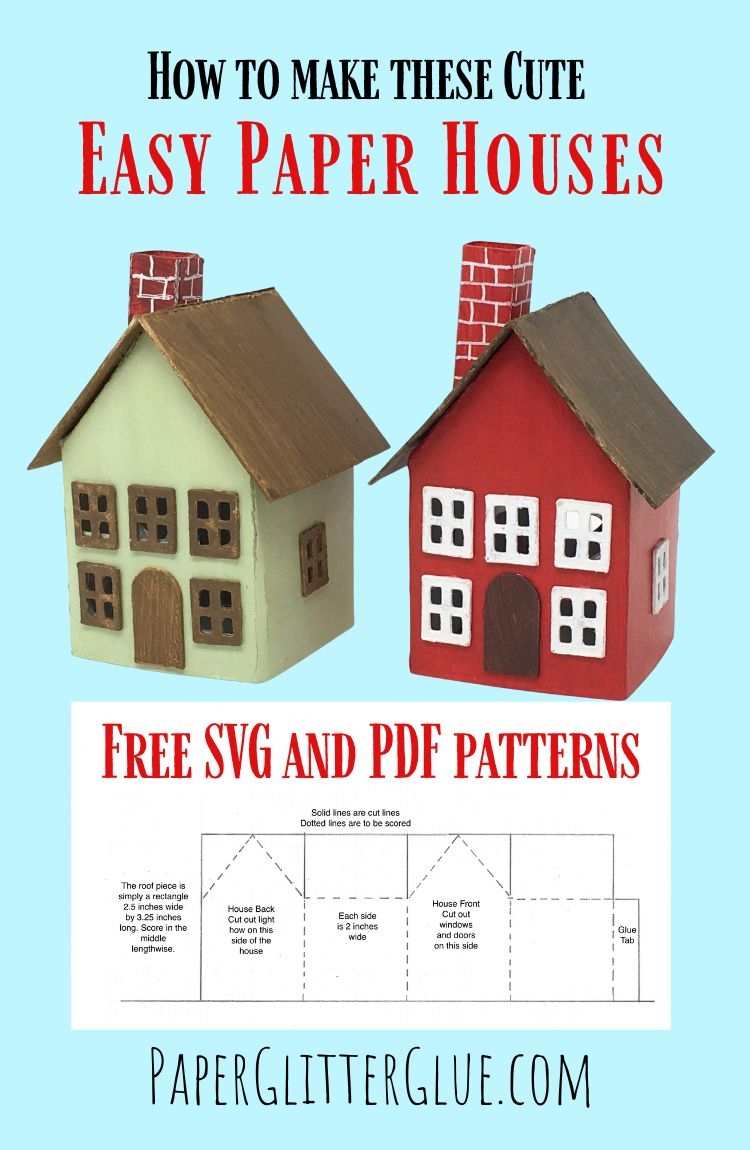 Paper House Printable Template