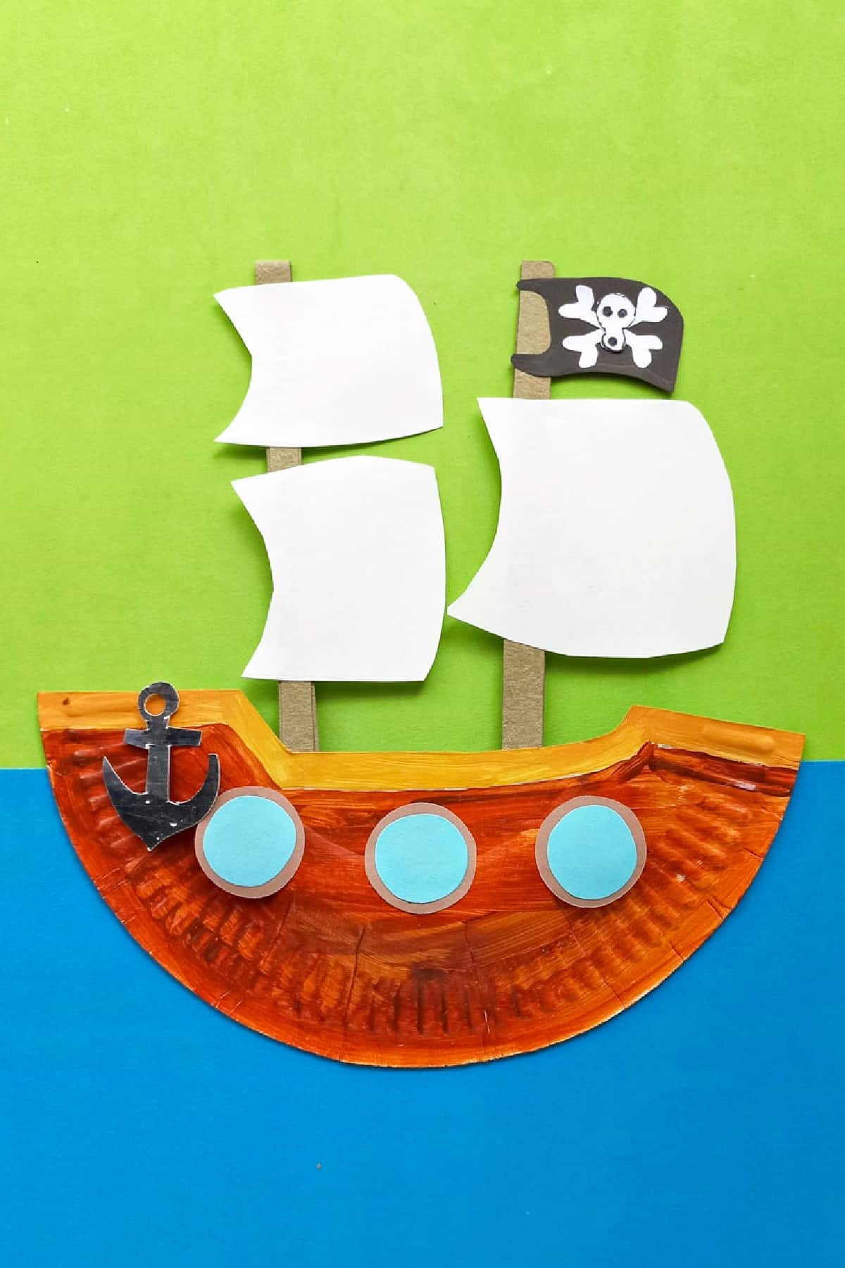 Cut Out Pirate Ship Template Printable