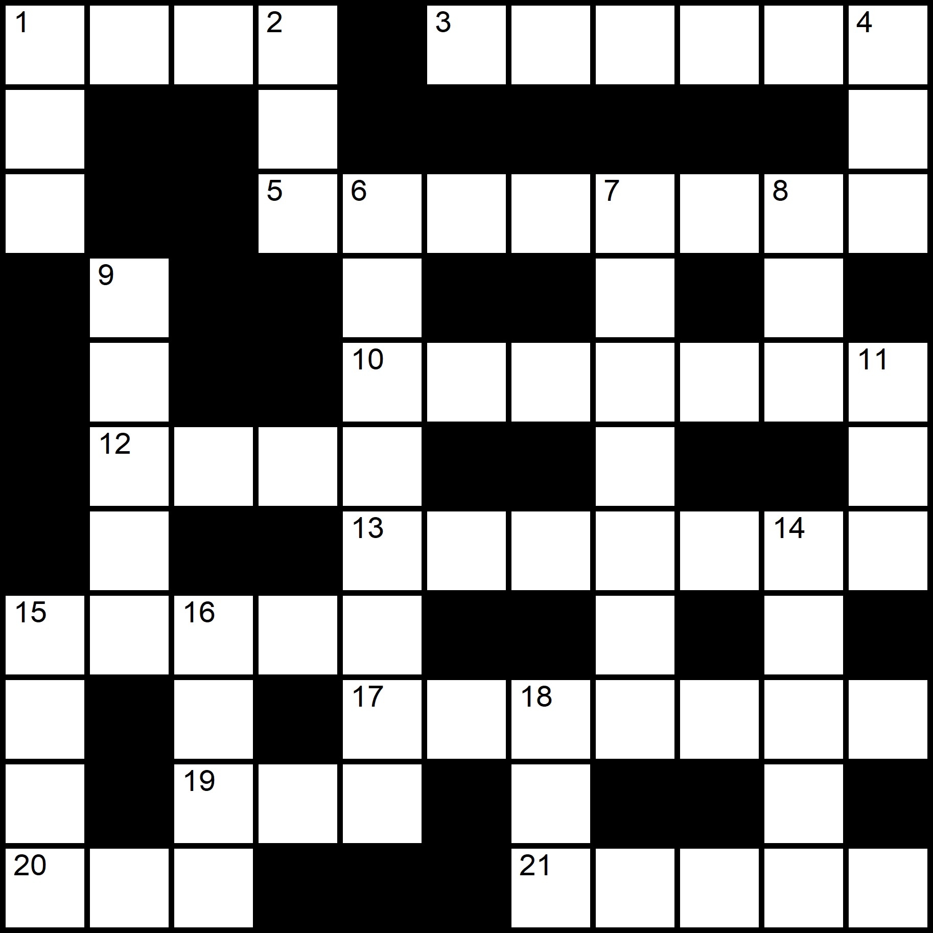 Puzzles Printable Crosswords