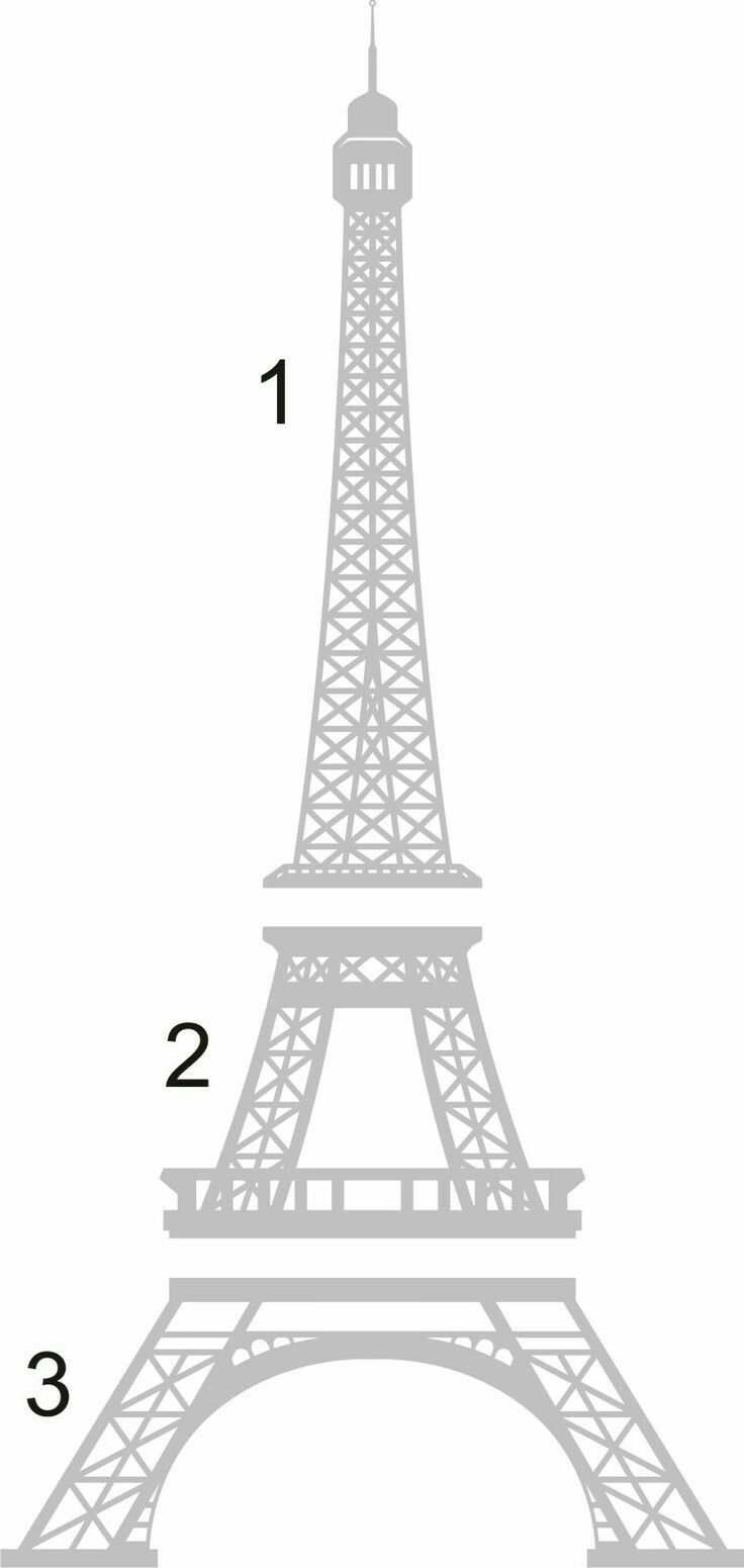 Printable Eiffel Tower Template