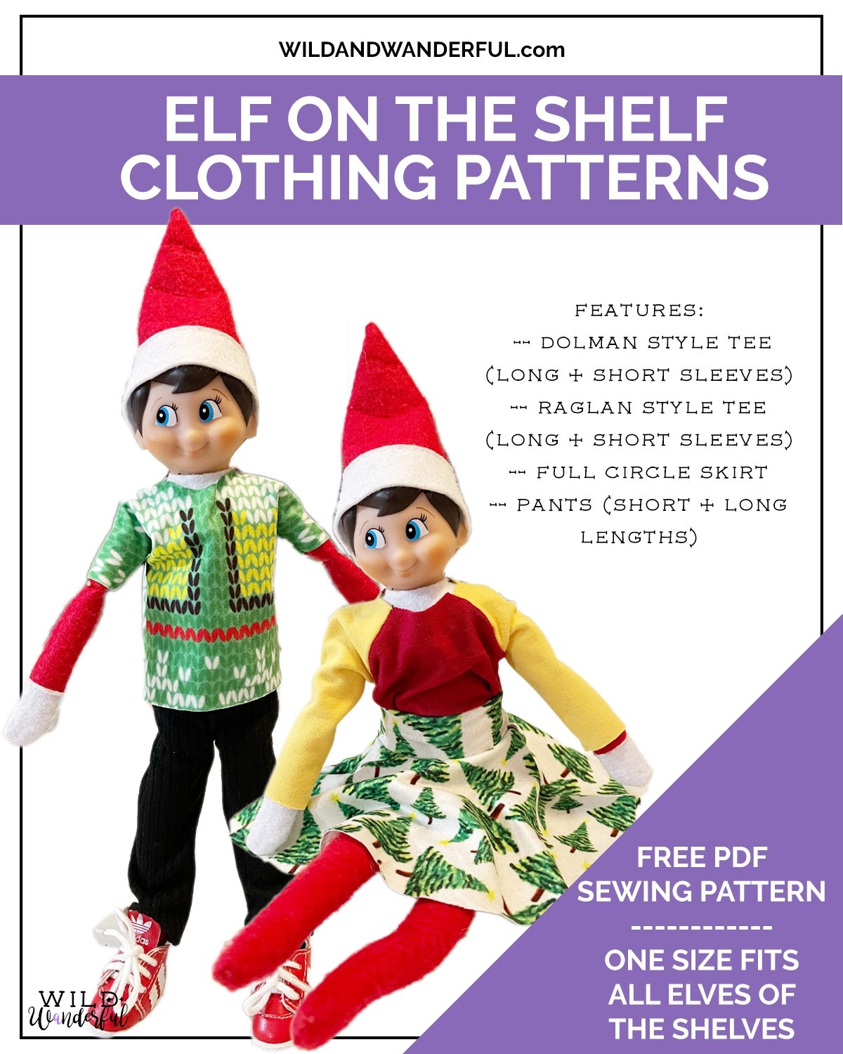 Printable Elf Clothes Template