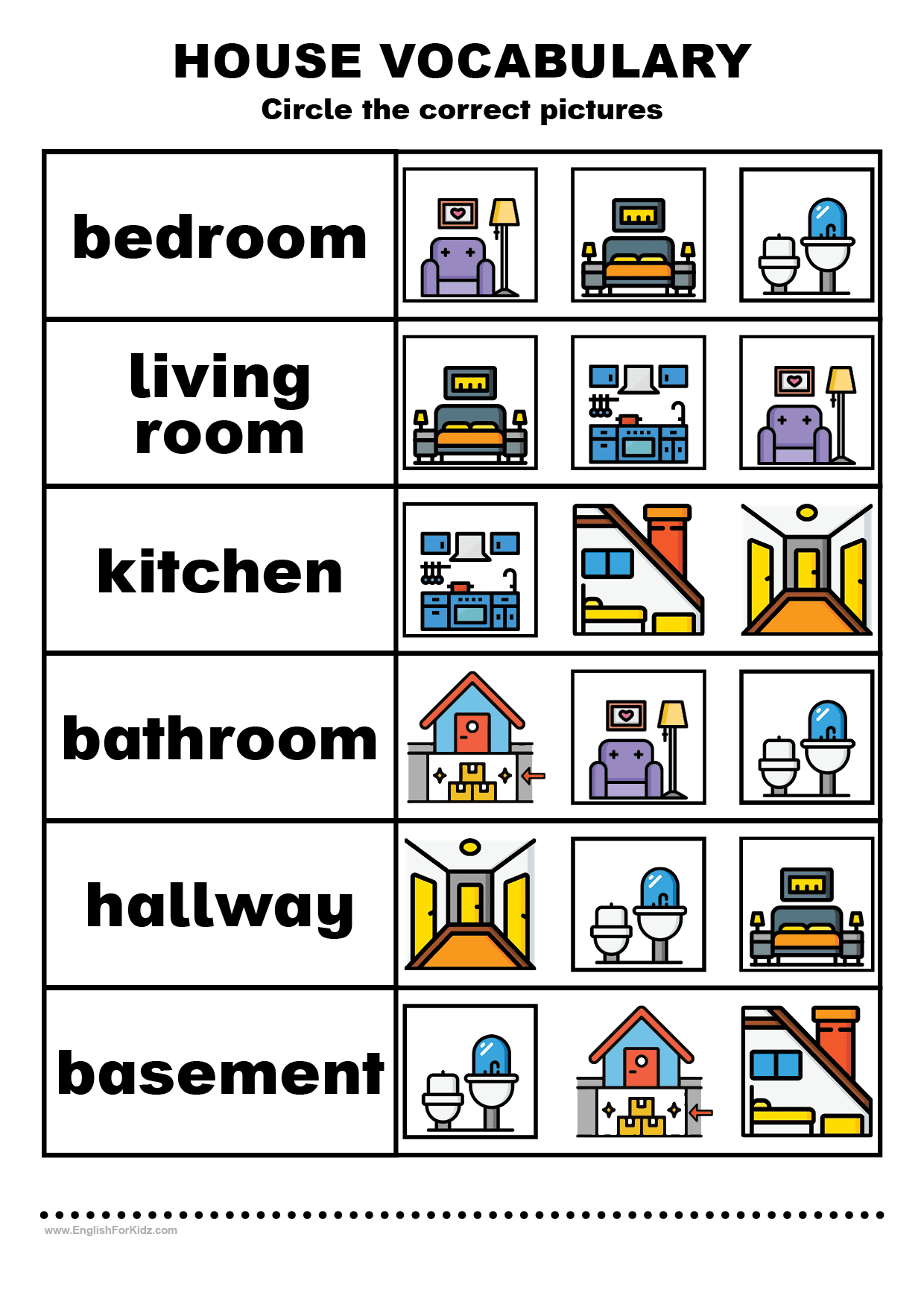 Home Worksheets Printables