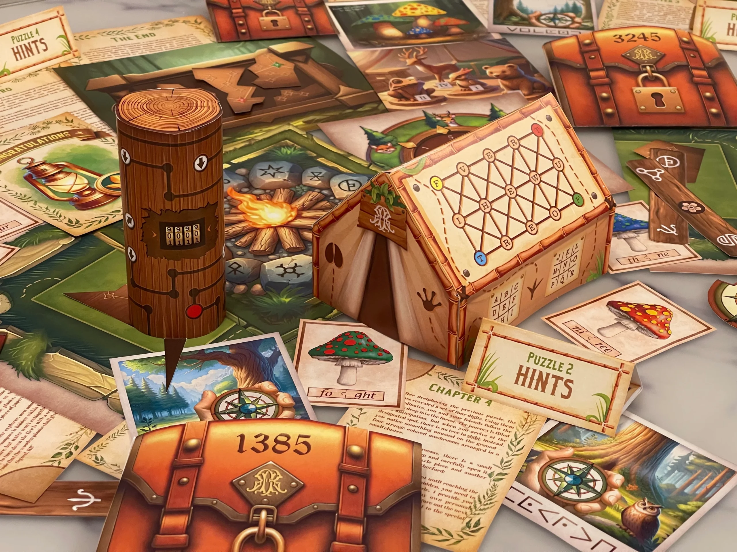 Explorer s Lost Camp Printable Escape Room DIY Summer Escape 