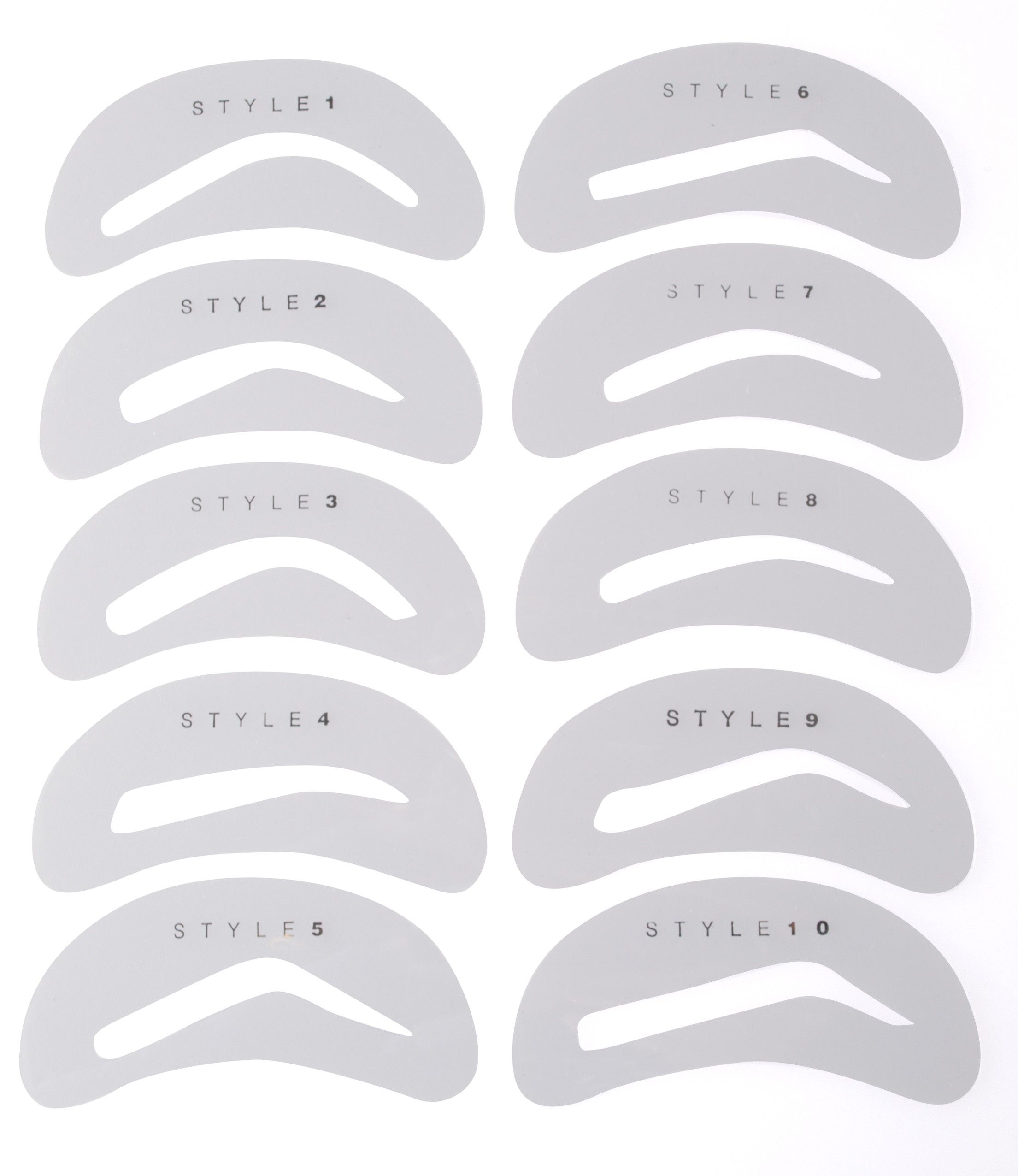 Eyebrow Template Printable