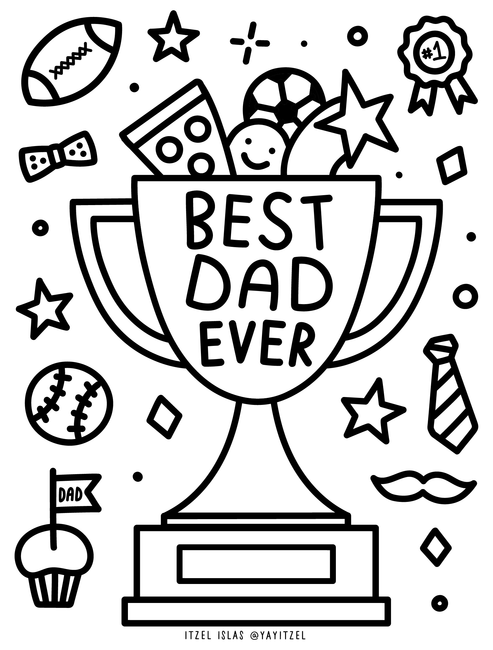 Father s Day Printables Free Coloring Pages amp Learning 