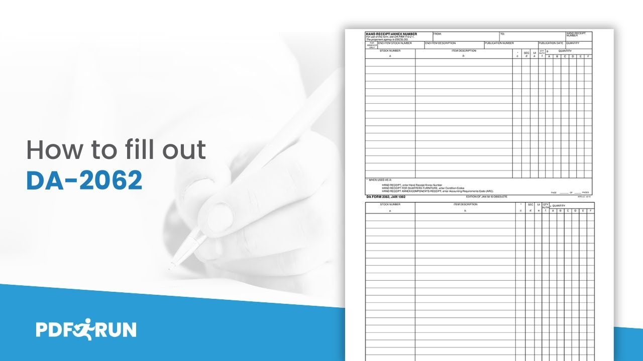 Da Form 2062 Pdf