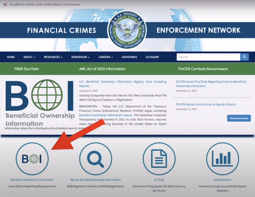Boi Form For Llc Irs