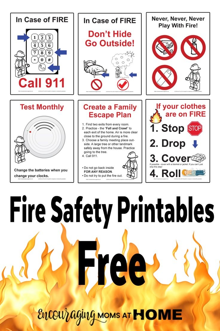 Fire Safety For Kids Plus Free Printable With Lego Theme