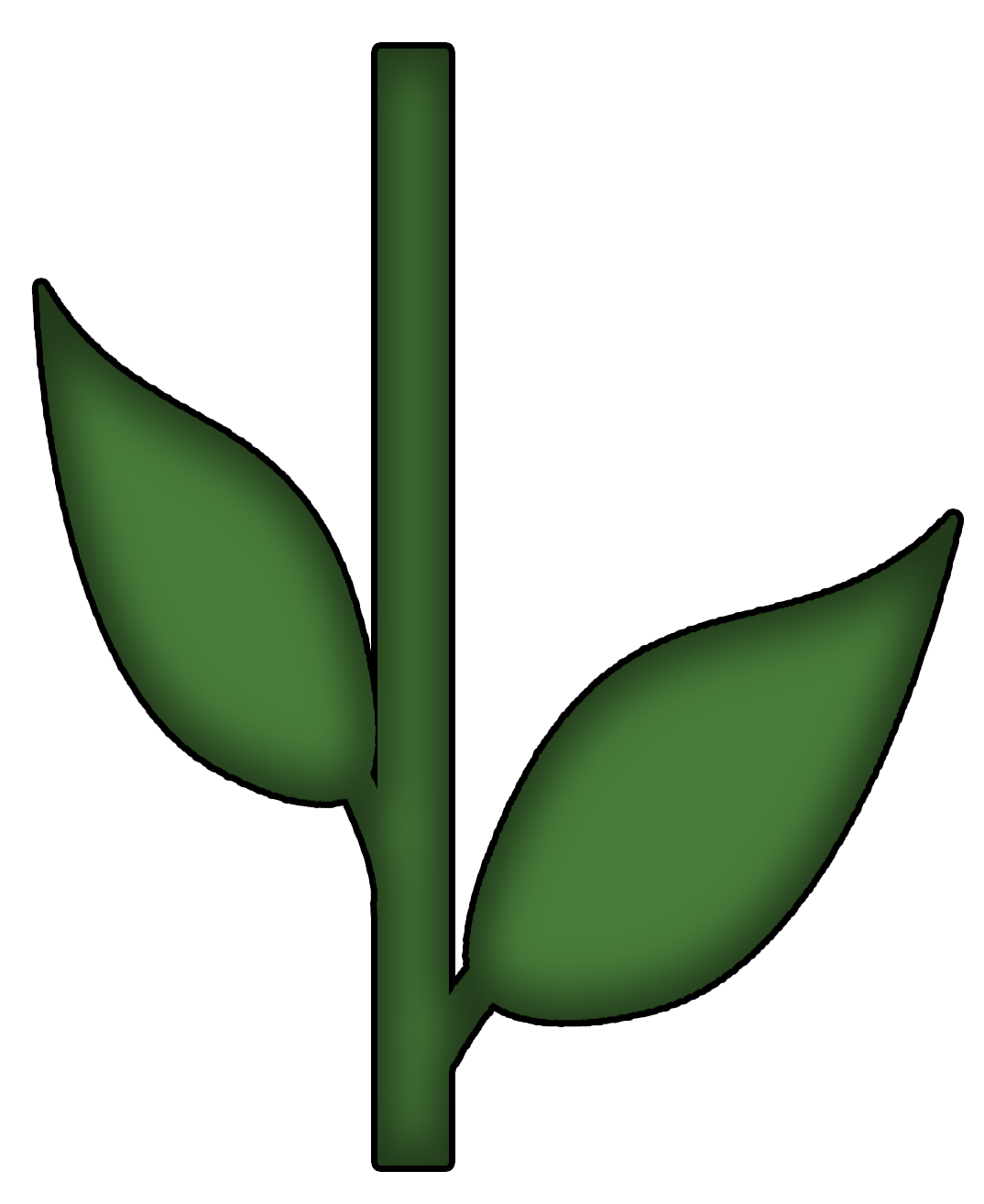 Printable Flower Stem Template