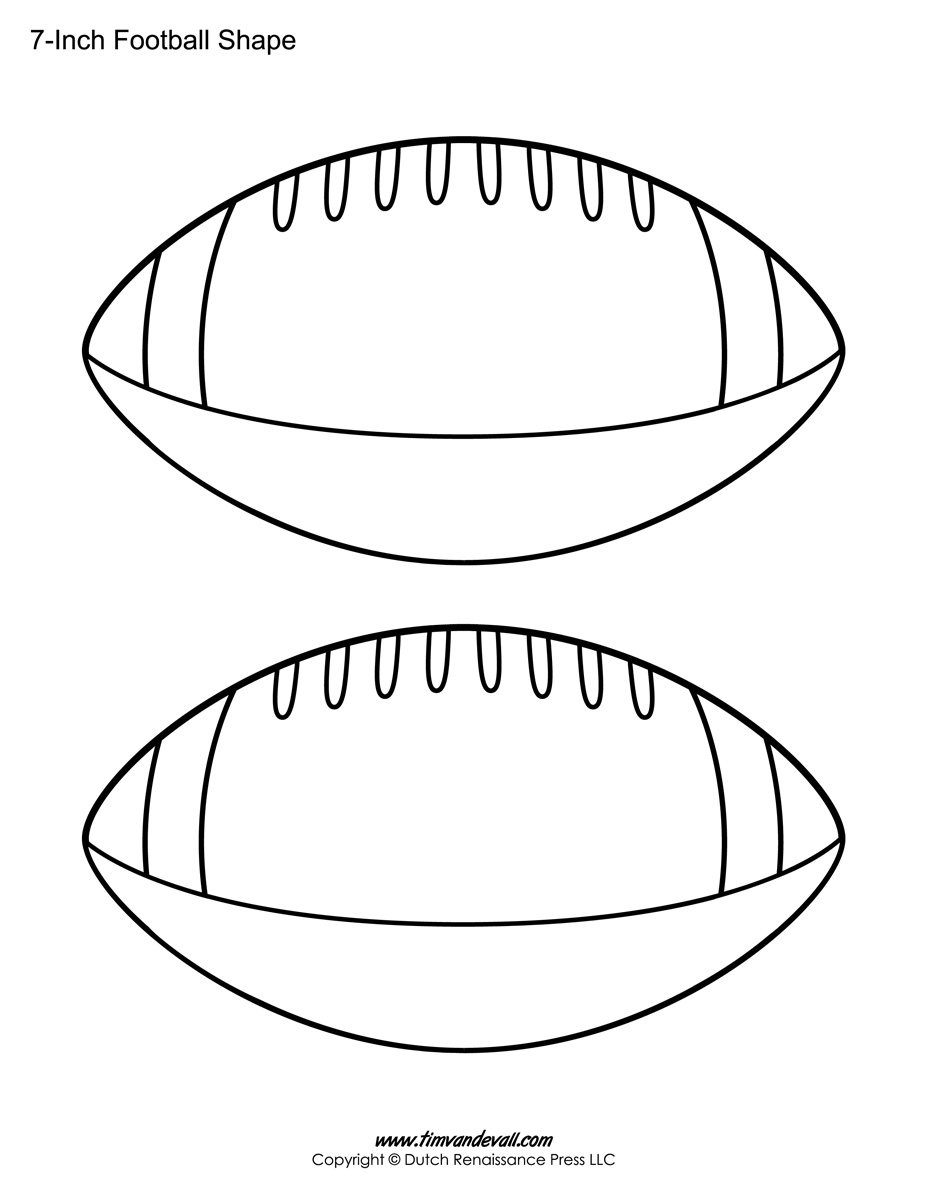 Football Template Printable