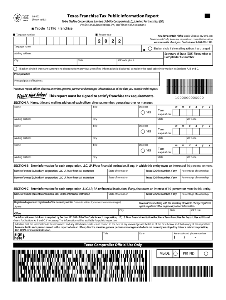 Form 05-102 Due Date