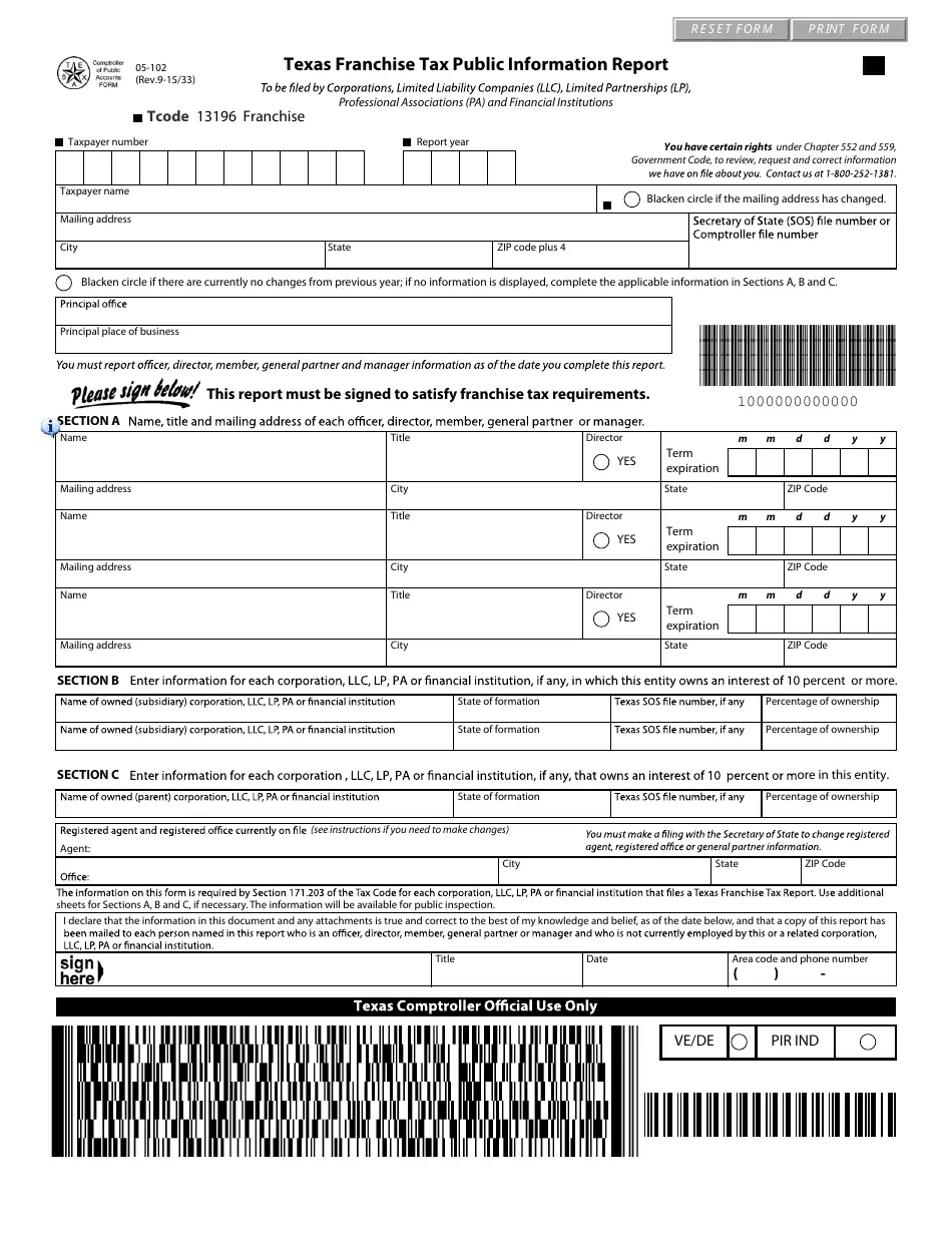 Form 05 102 Fill Out Sign Online And Download Fillable PDF 