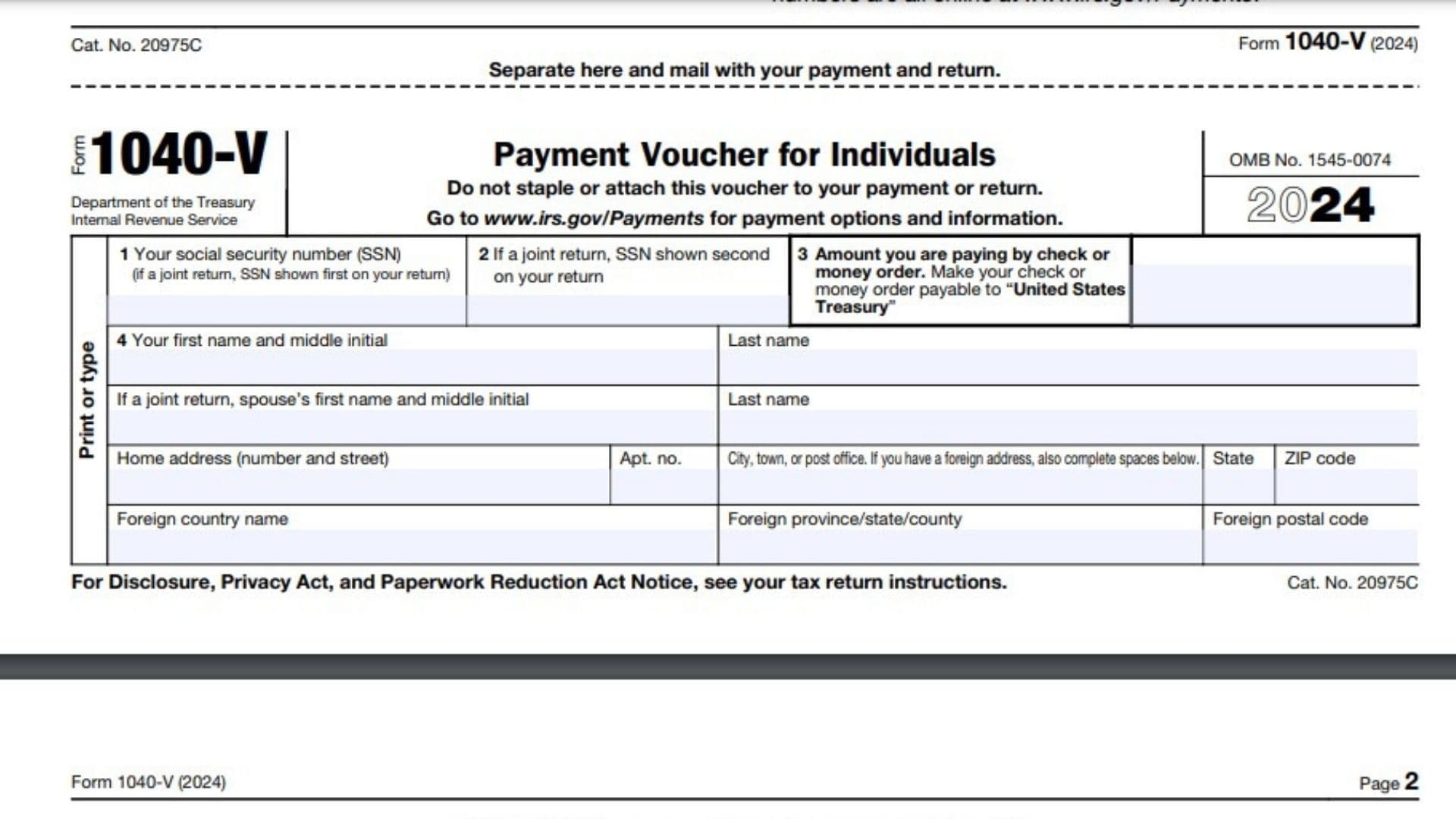 Irs Form 1040 Instructions 2026