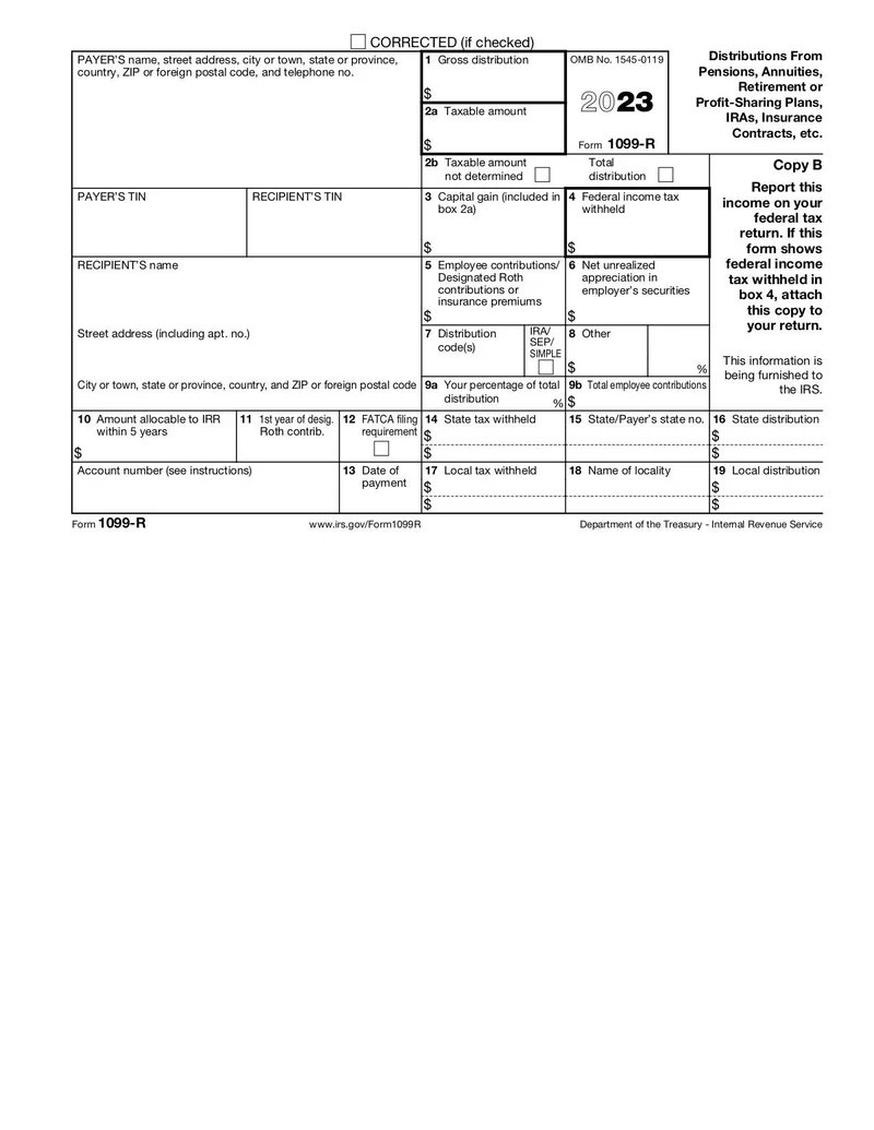 Form 1099 R Fill And Sign Online With Lumin