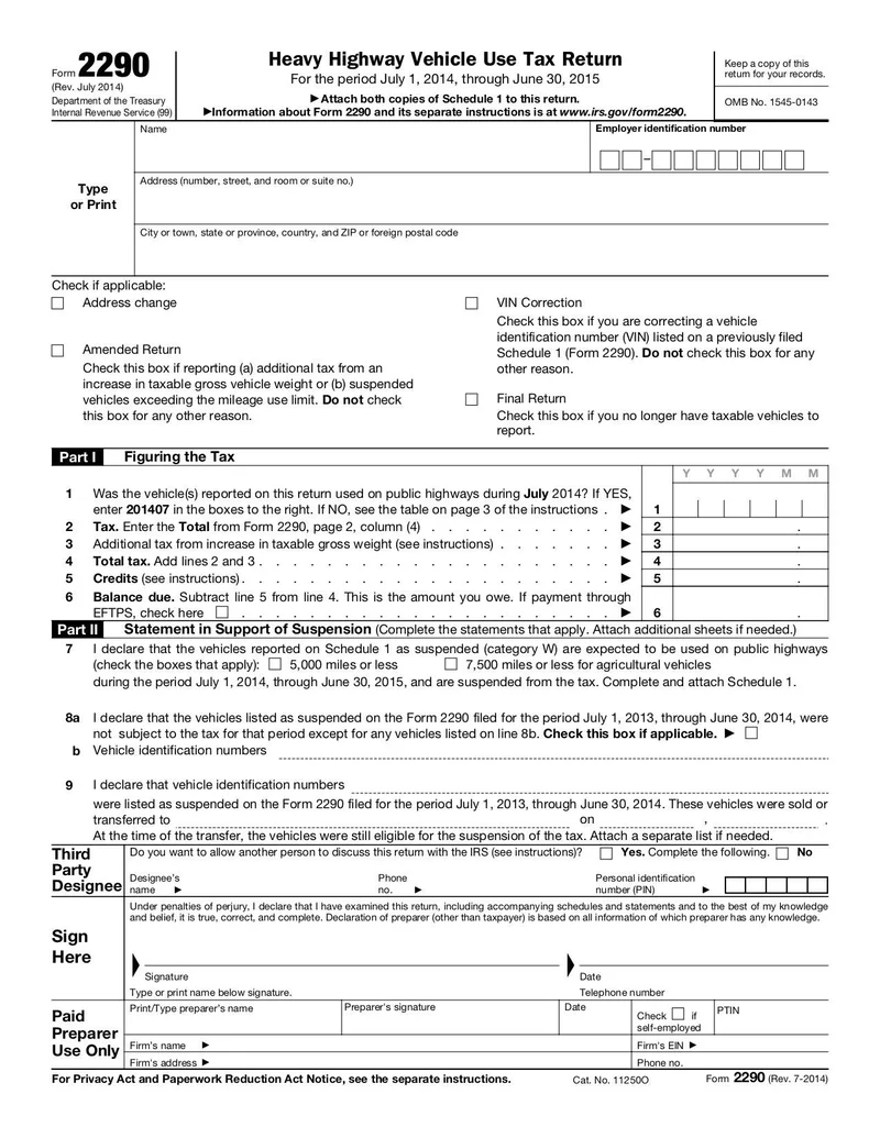 Form 2290 Fill And Sign Online With Lumin