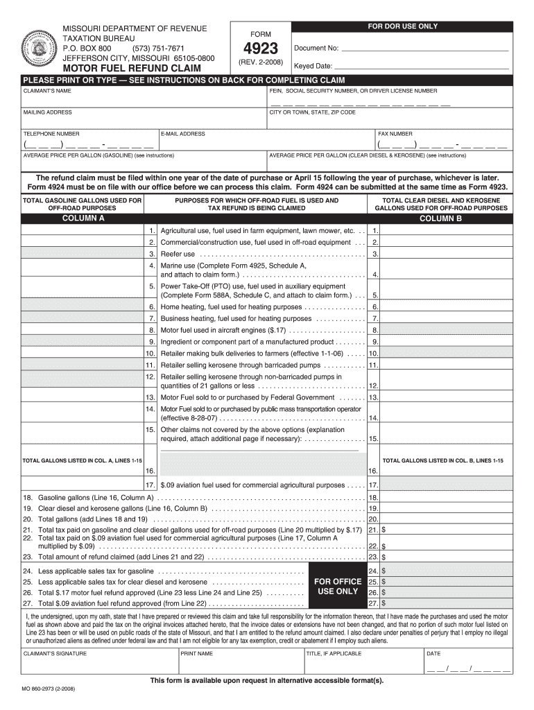 Form 4923 H Fill Out amp Sign Online DocHub