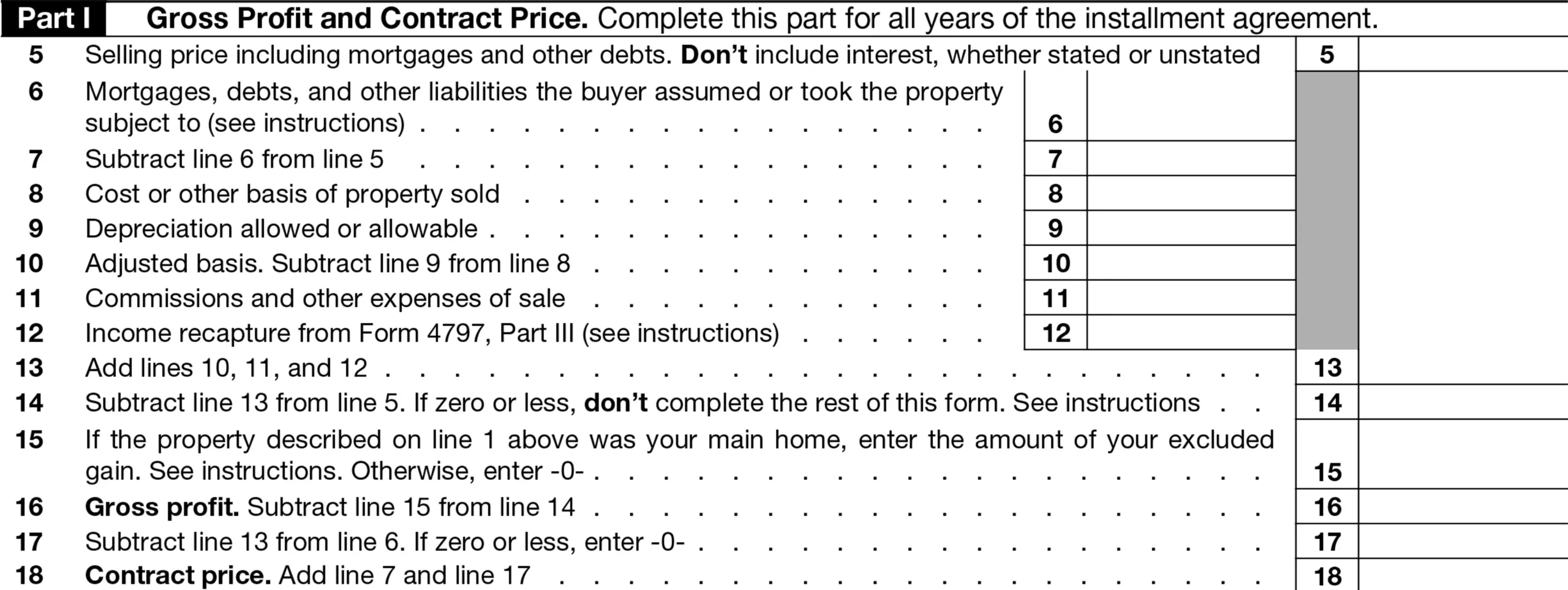 Irs Form 6252 2025
