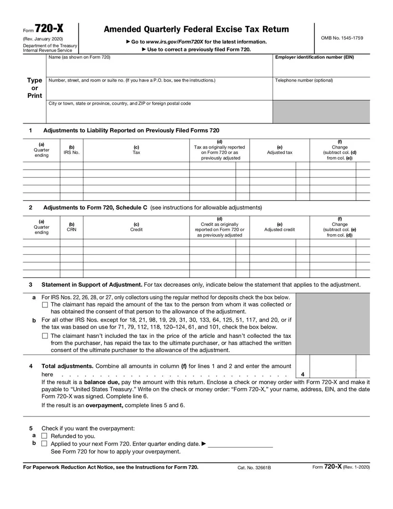 Printable Irs 720 Schedule A