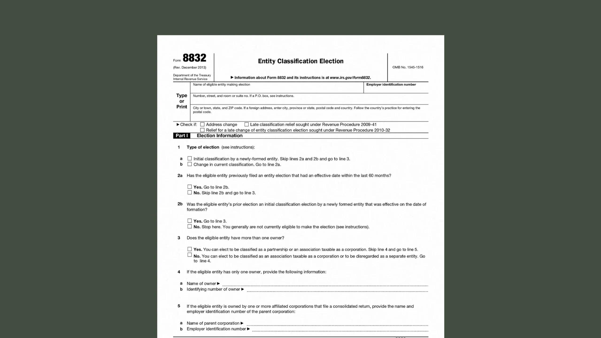 Form 8832 A Simple Guide To Changing Your LLC s Tax Status Ambrook