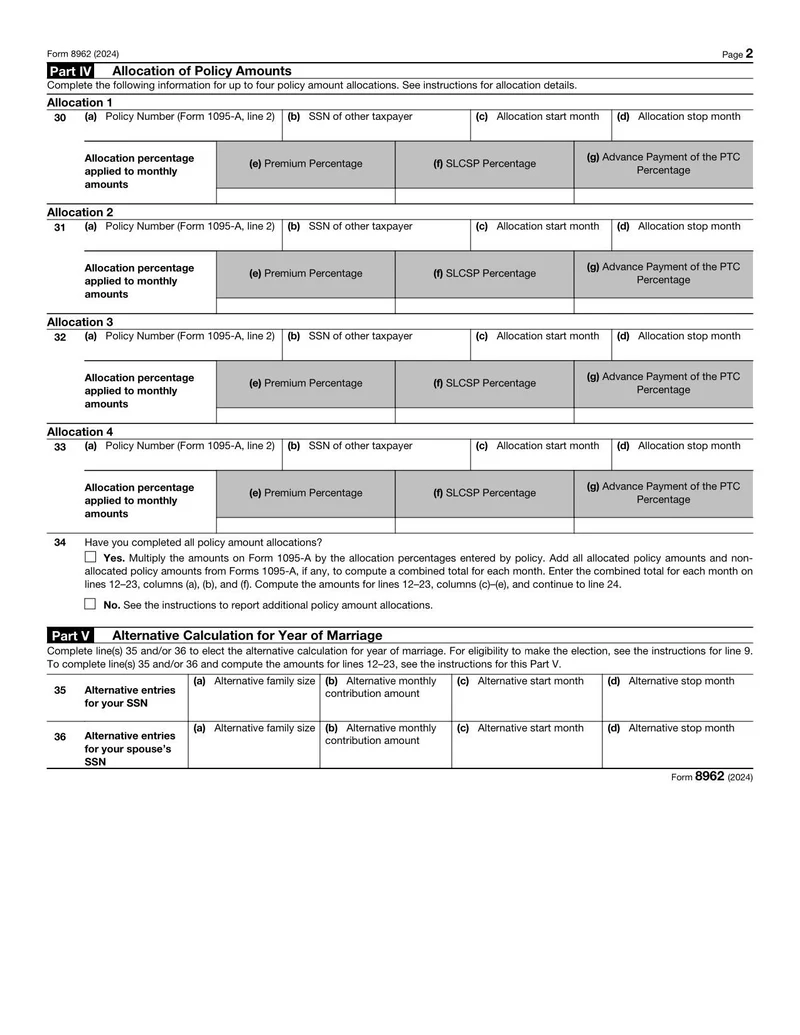 Form 8962 2023 Pdf