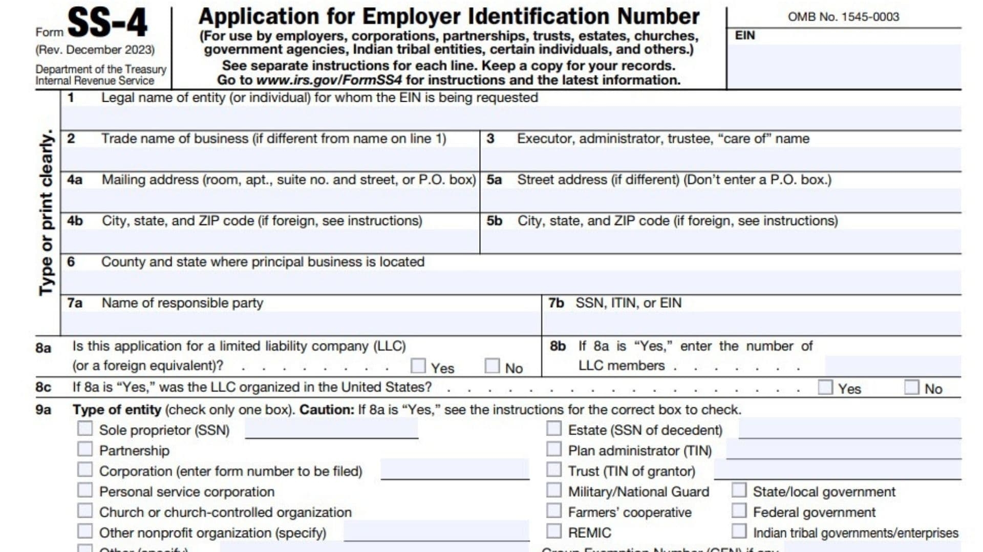 Ss Tax Form 2025