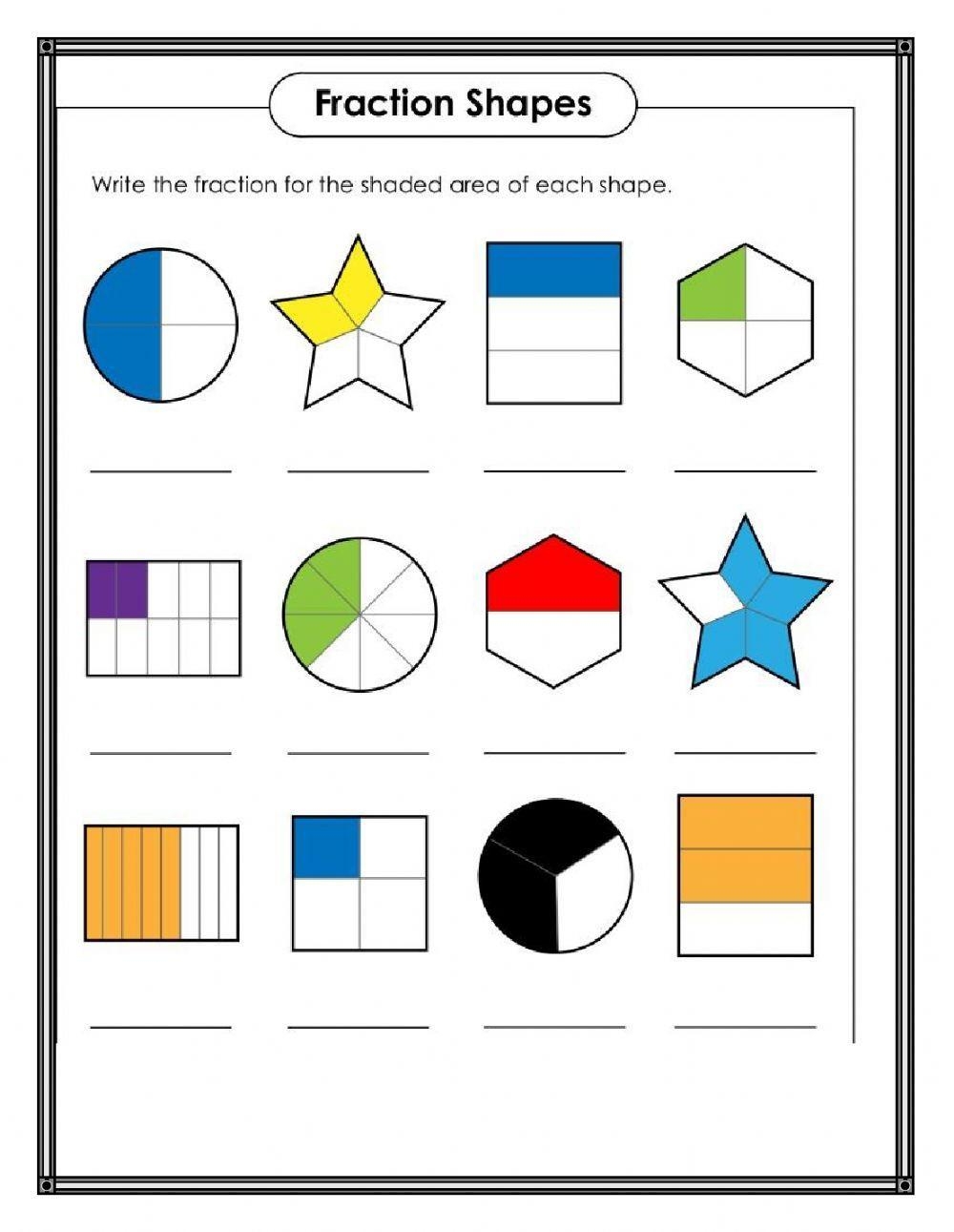 Fractions Online Exercise For Grade 3 Live Worksheets 