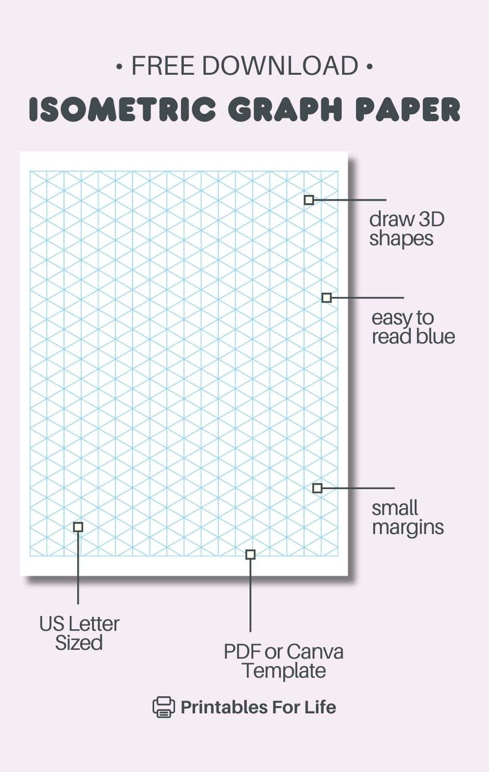 Free Printable 3d Graph Paper