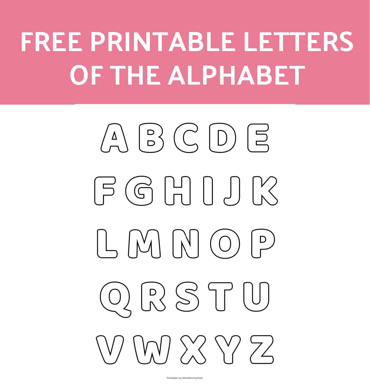 Free Printable Letter Template