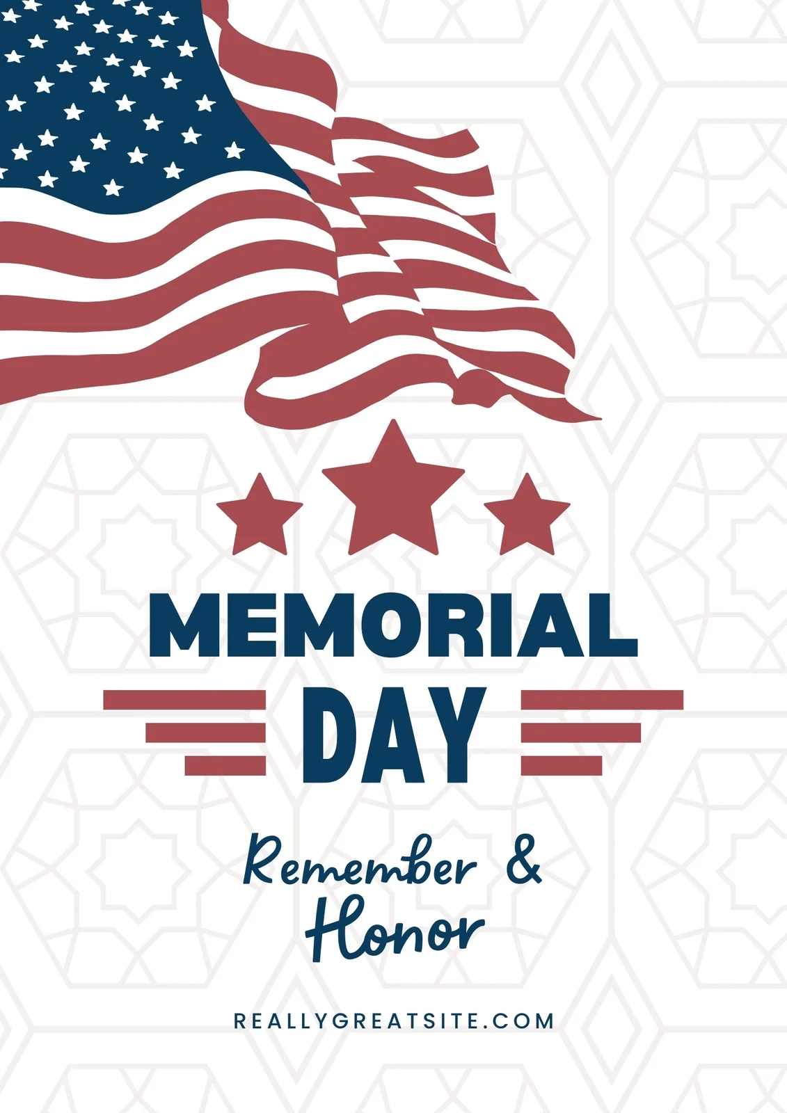 Free And Customizable Memorial Day Templates