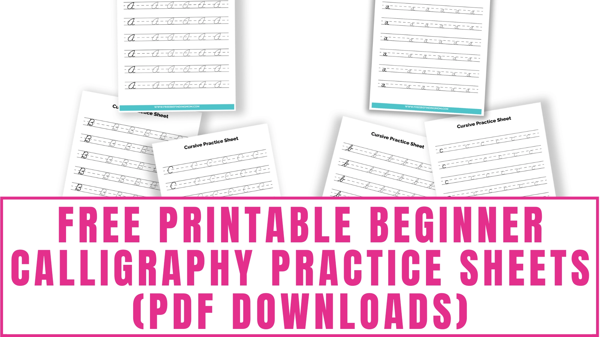 Free Printable Calligraphy Worksheets For Beginners