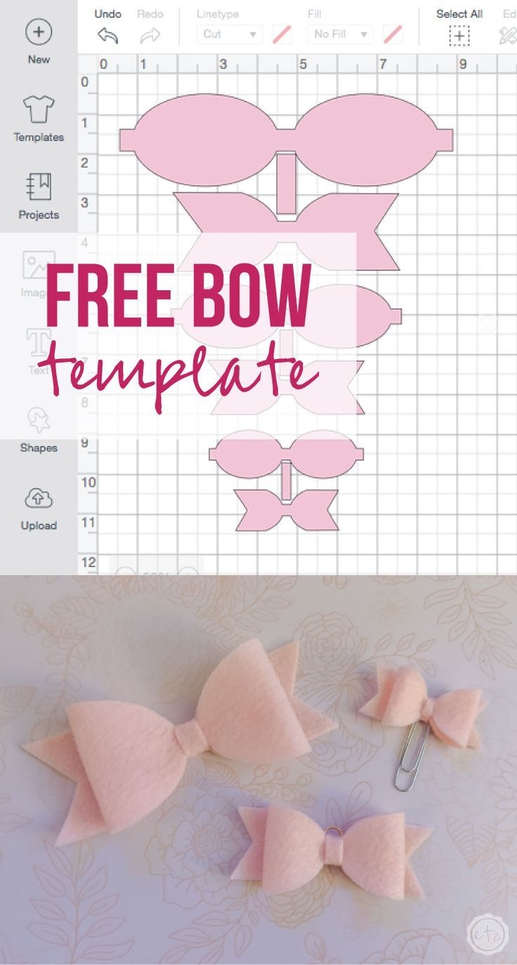 Bow Template Printable