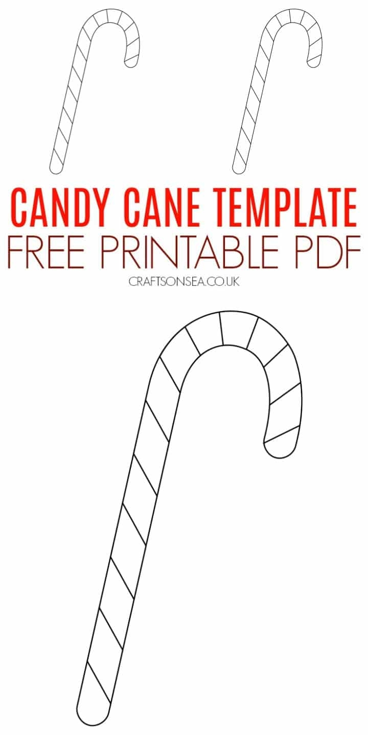 Free Printable Candy Cane Templates