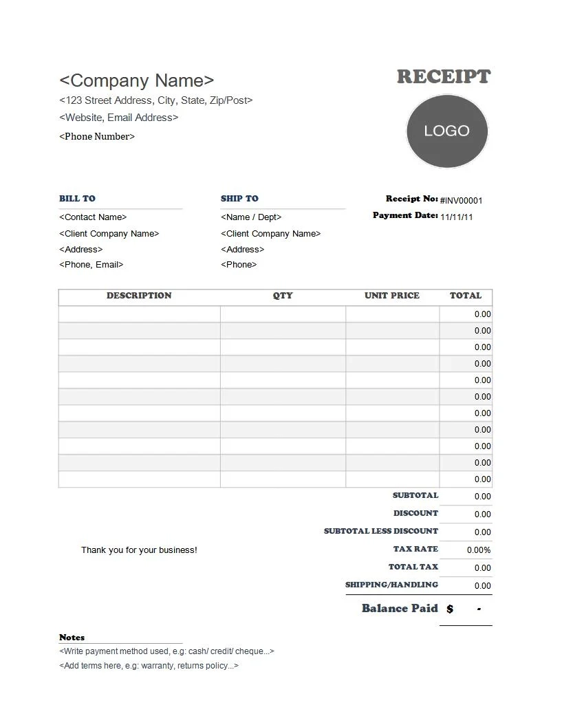 Form For Receiving Over 10000 In Cash