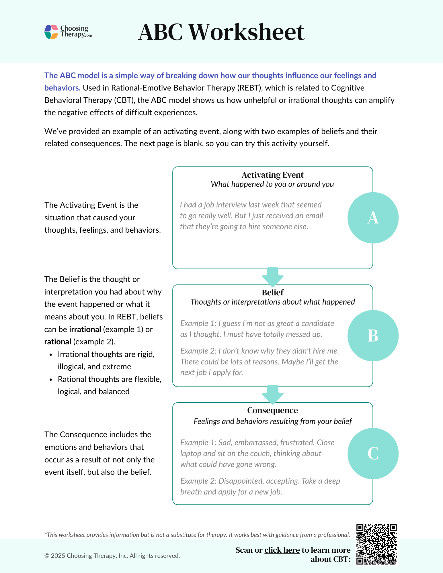 Abc Worksheets Printable Therapy