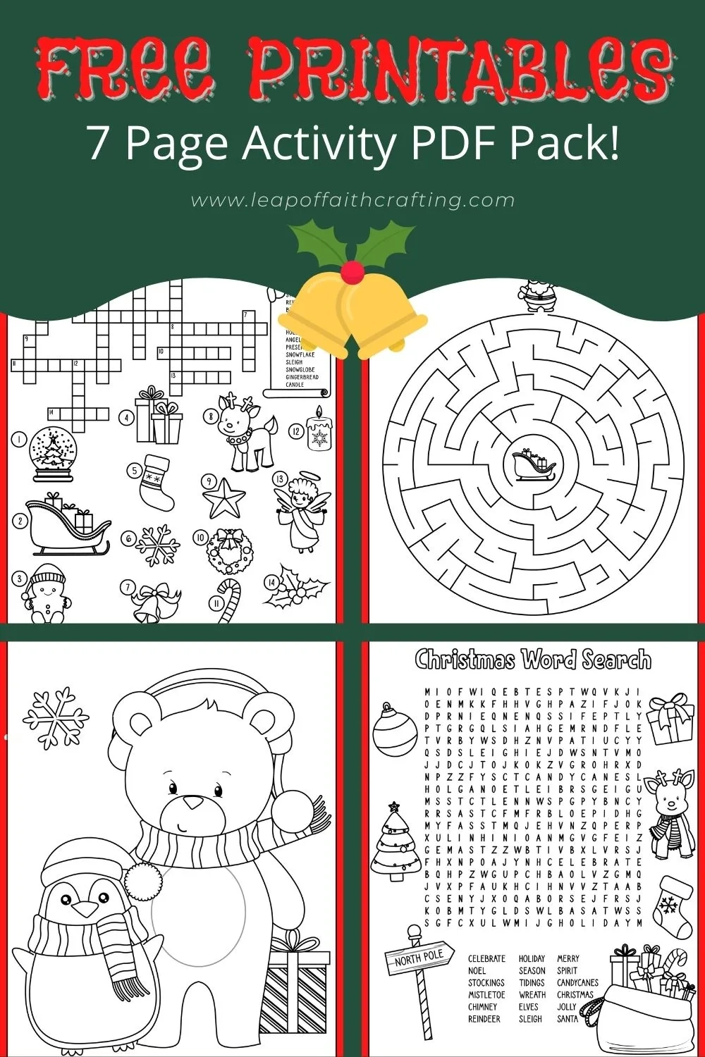 Free Printable Xmas Worksheets