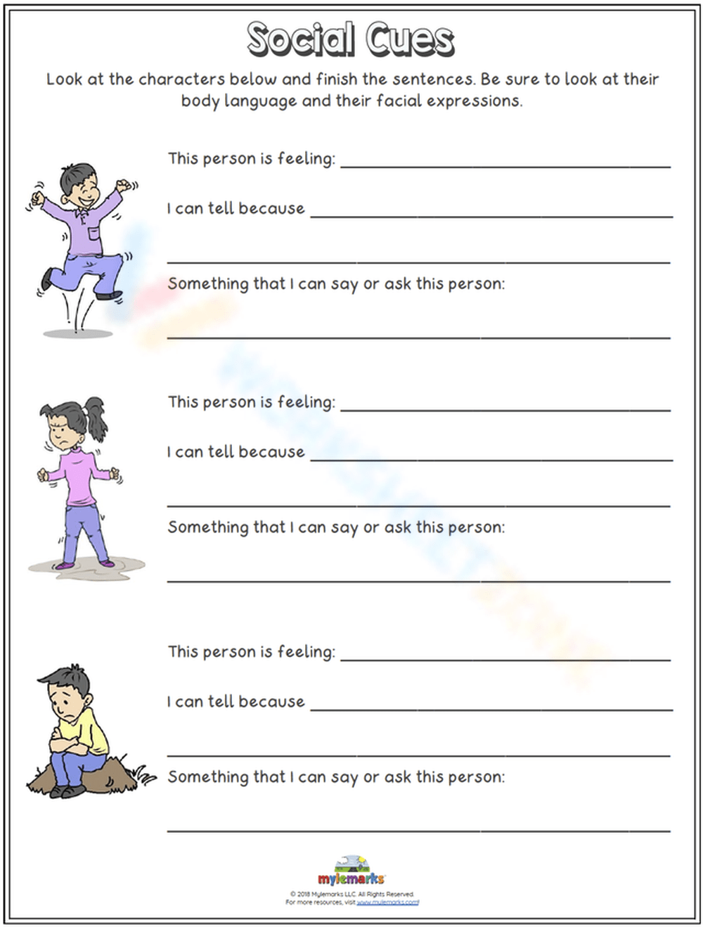Free Printable Autism Worksheets Pdf