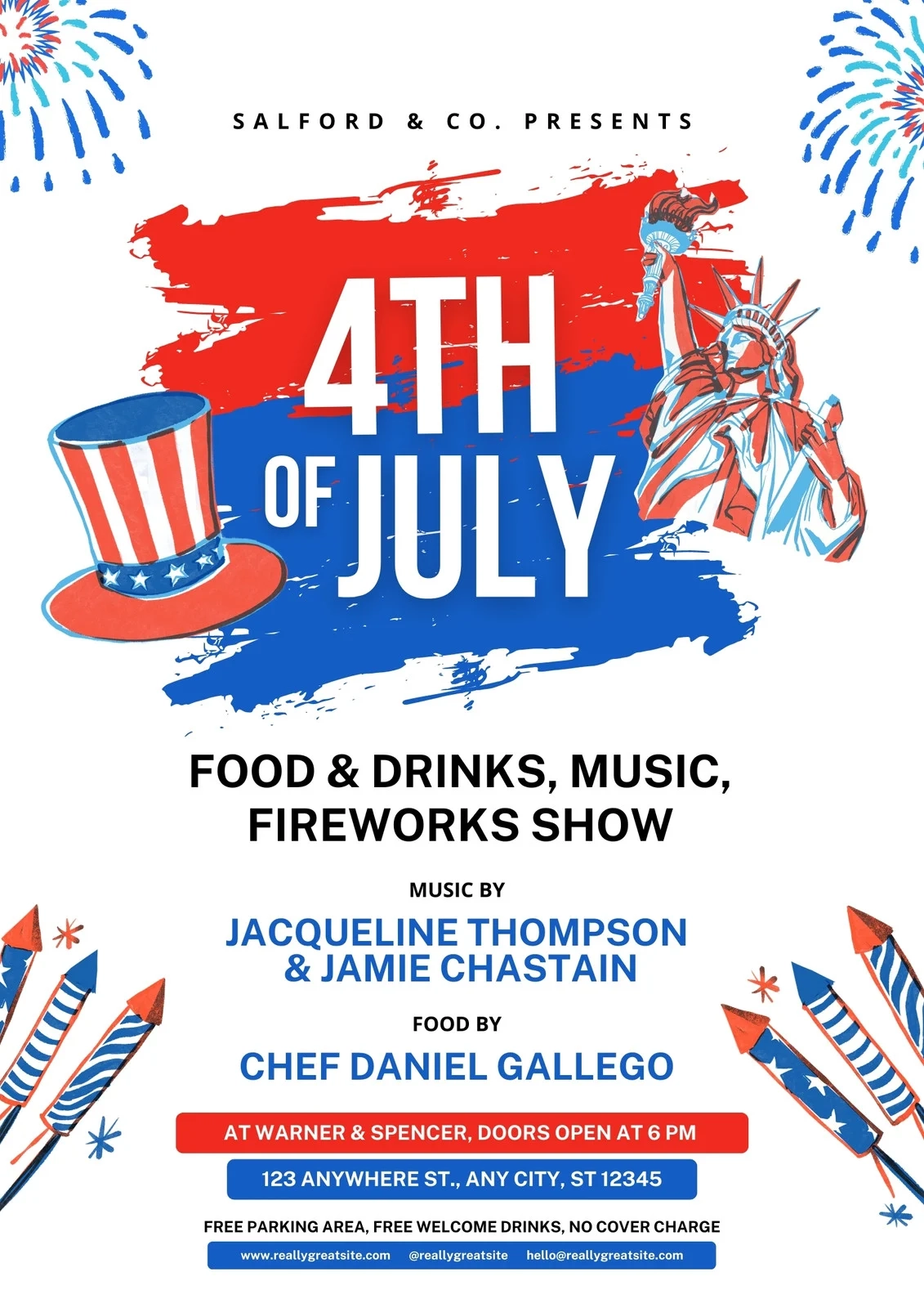 Free Printable 4th Of July Templates