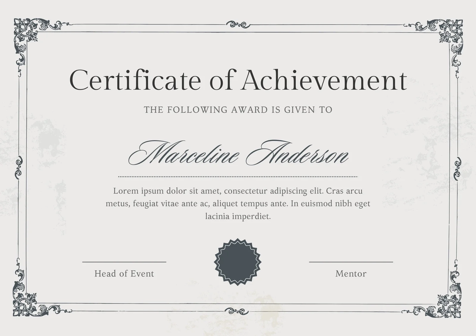 Free Printable Certificate Templates