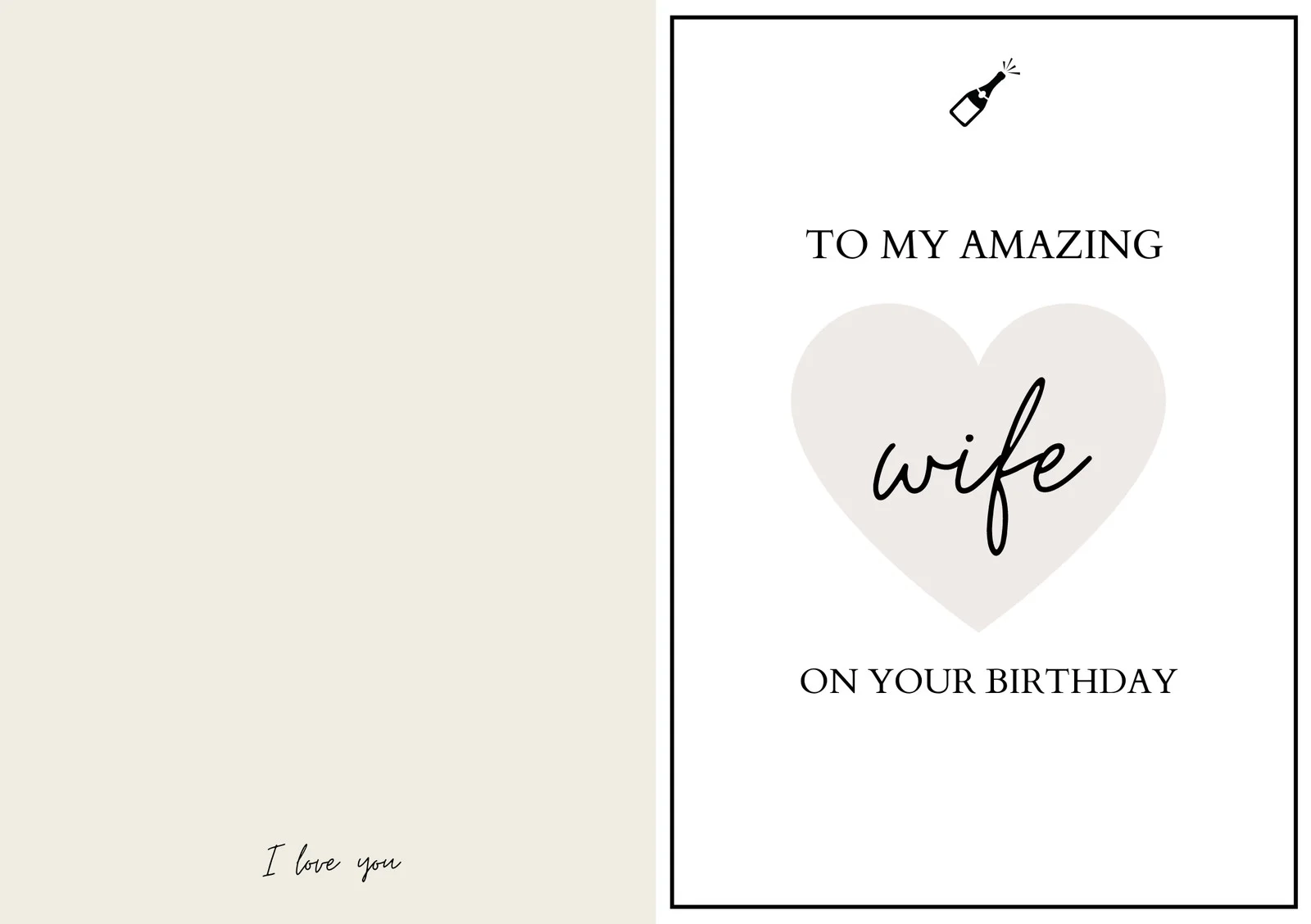 Printable Foldable Card Template