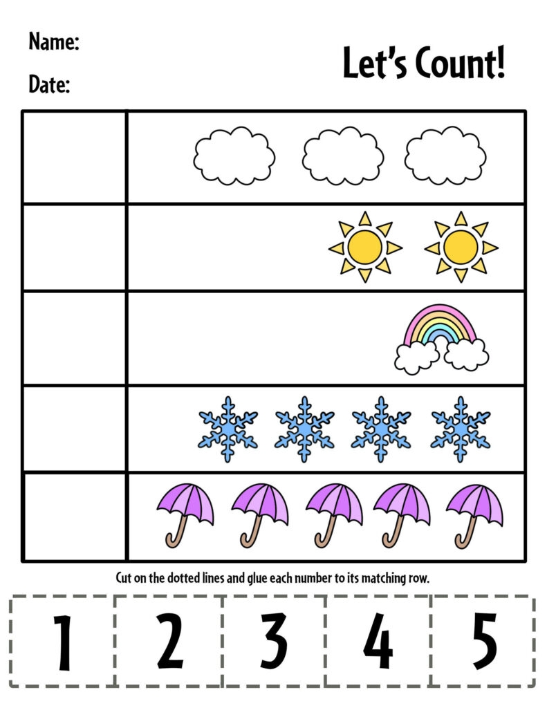 Free Cut amp Paste Activities For Preschool Variety Pack The 