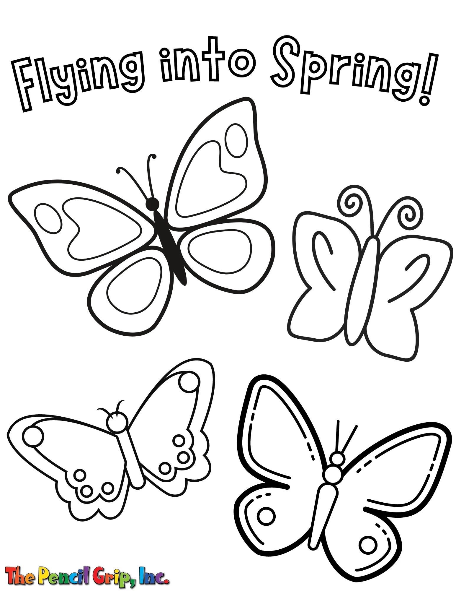 Free Downloadable Spring Coloring Sheets TPG Creations The 