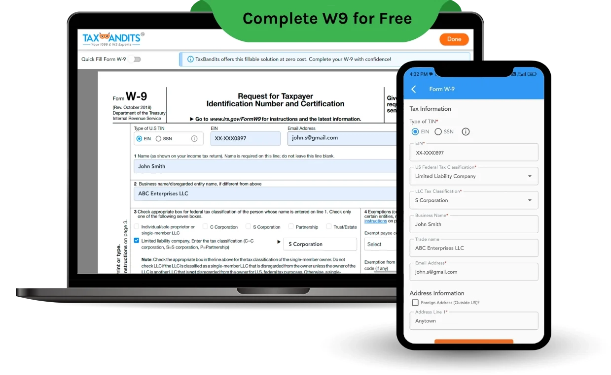 Free Fillable W 9 Form Complete W 9 Online Securely