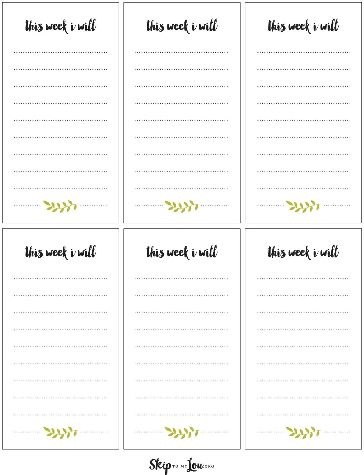Printable Goal Worksheets For Students