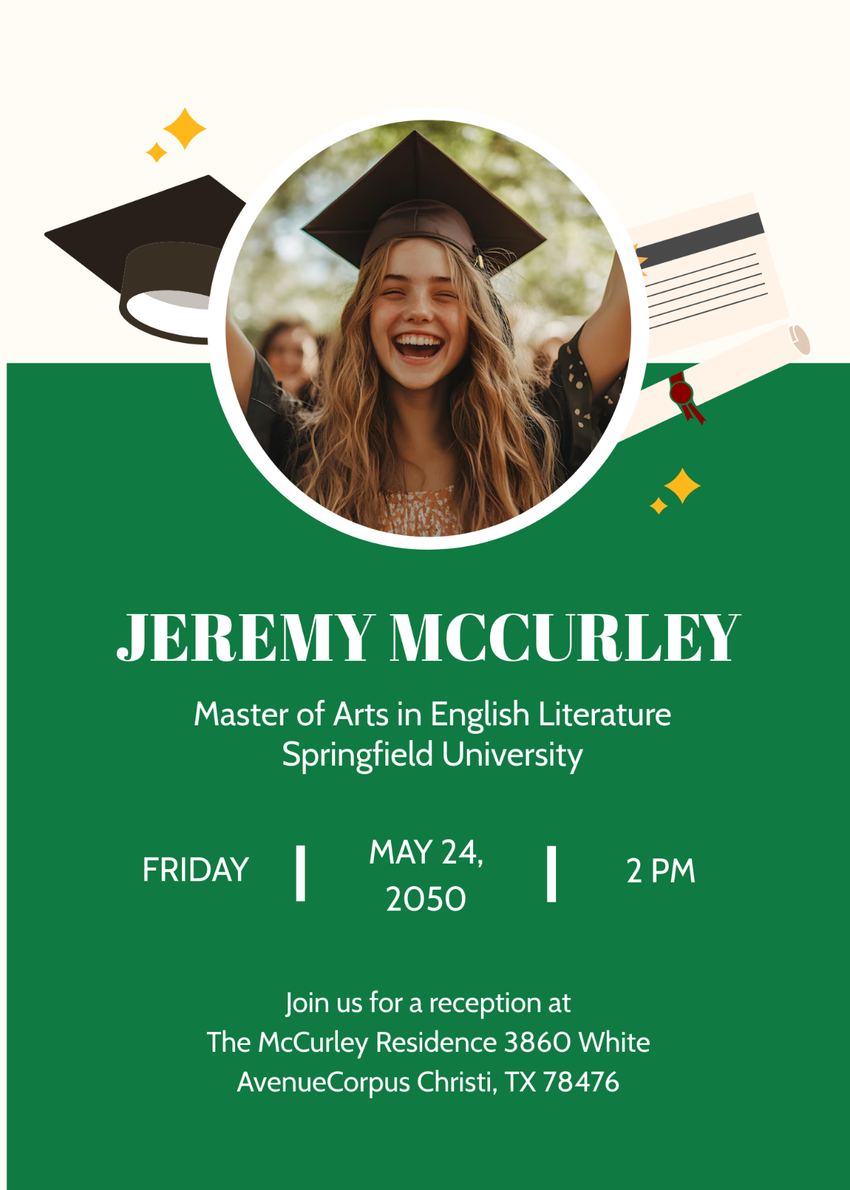Printable Graduation Invitation Templates