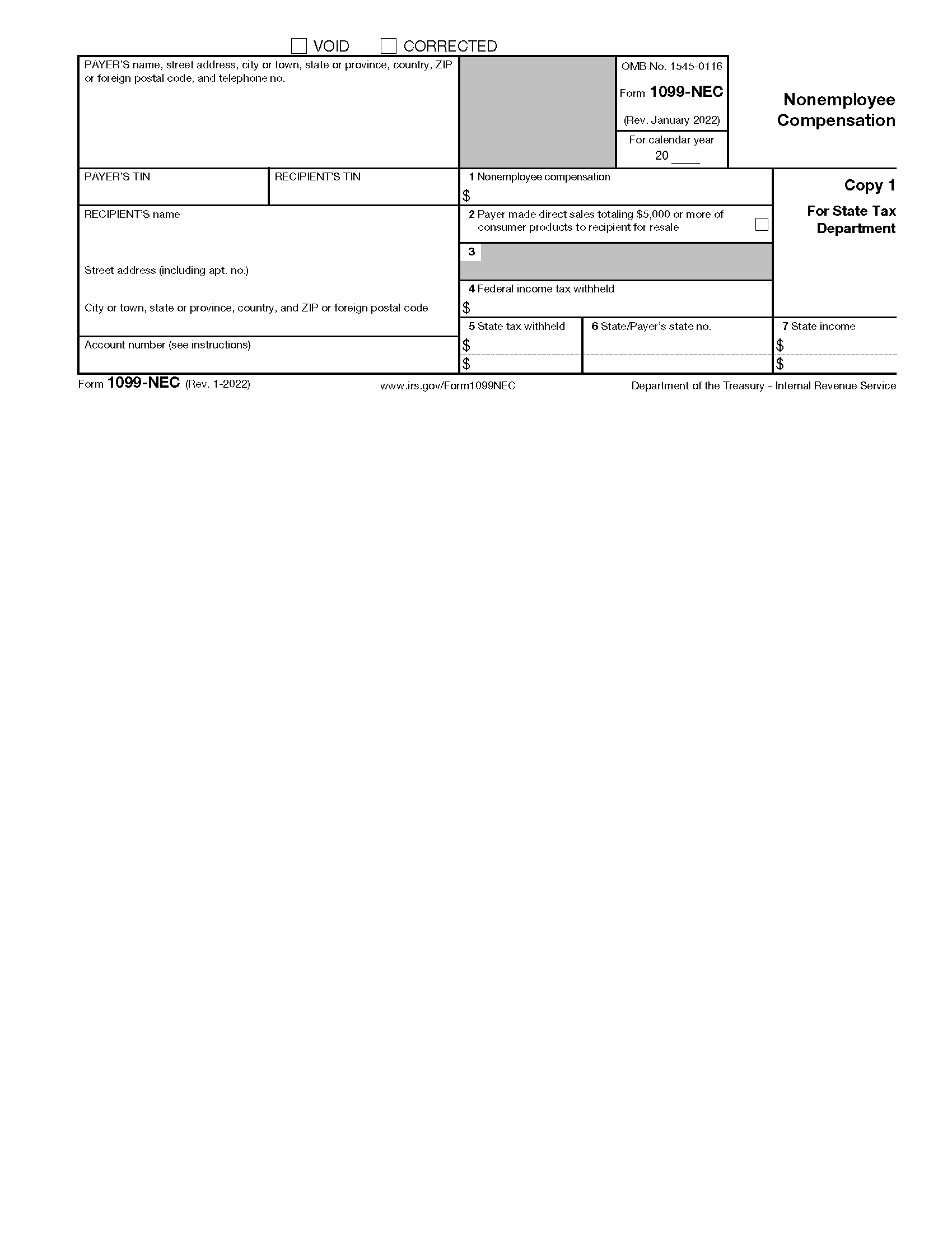 Irs Form 1099 Nec 2024
