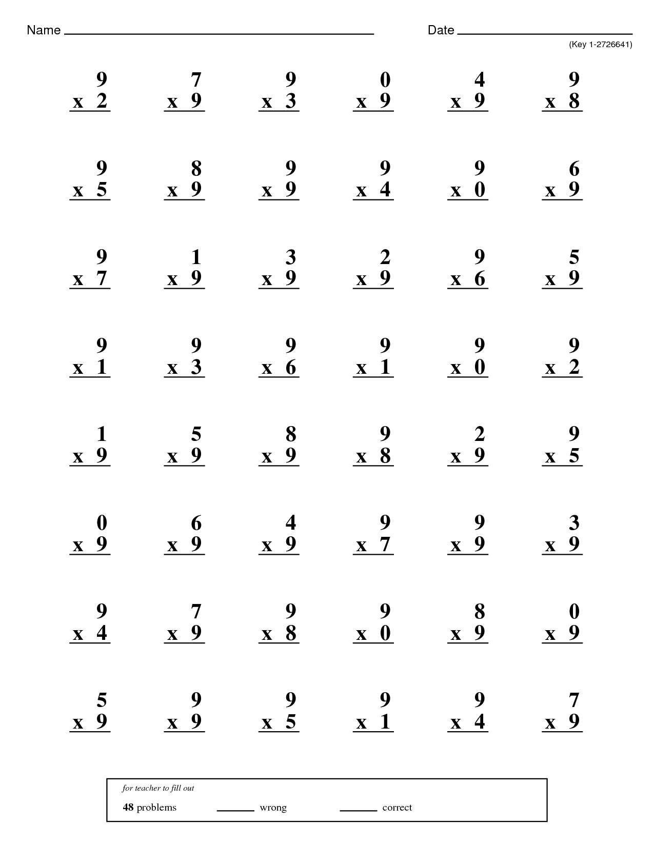 Math Mad Minutes Free Printables