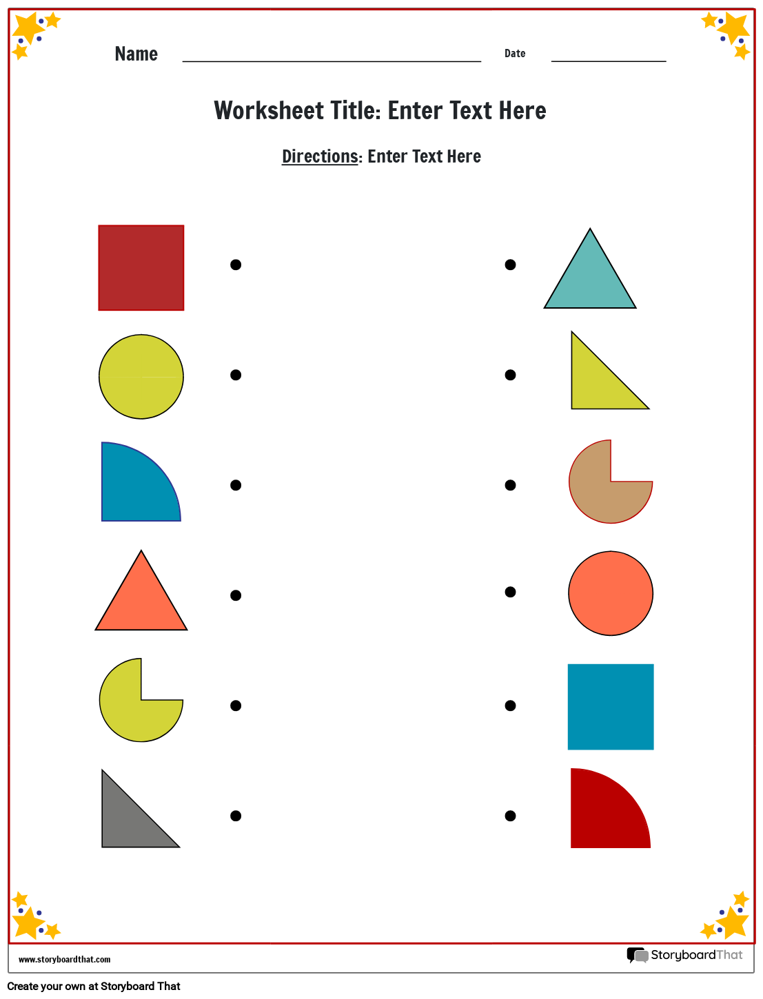 Free Matching Shapes Worksheets Activities And Printables 