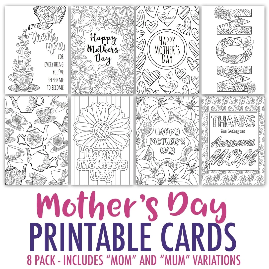 Mother's Day Card Template Free Printable