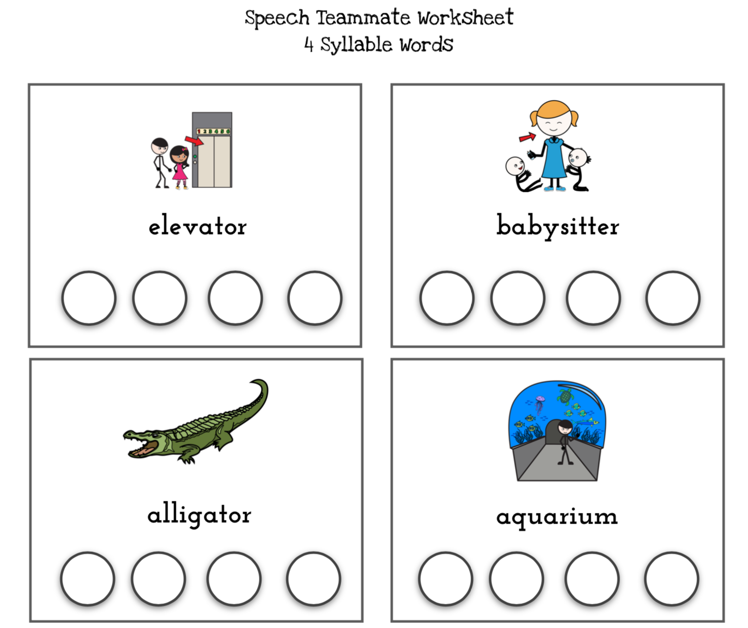 Free Printable Multisyllabic Word Lists